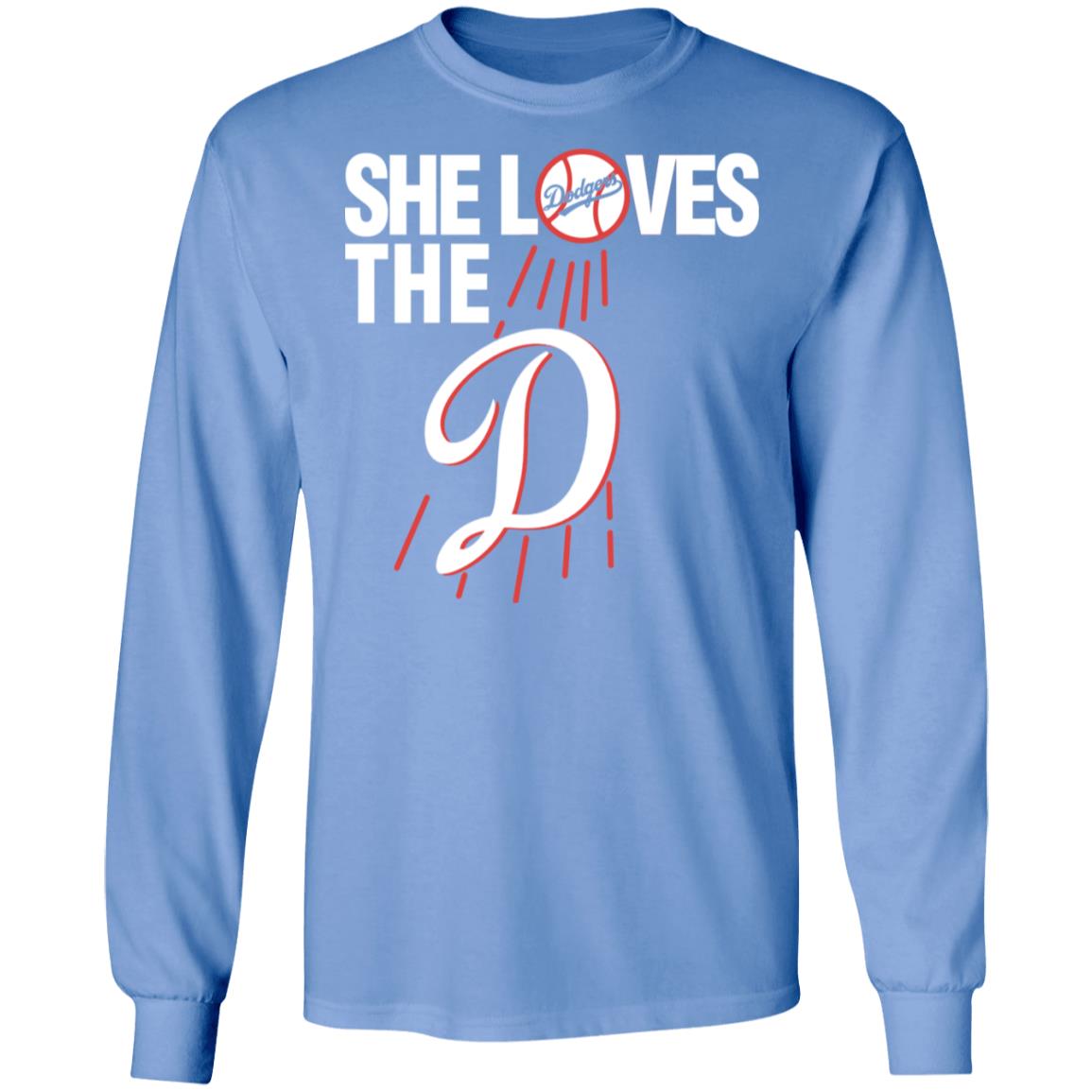 Baseball She Loves The D Los Angeles T-Shirt